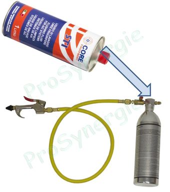 0-500psi Tuyau de remplissage de réfrigérant de climatisation automobile Adaptateur de connecteur rapide de collecteur de remplissage de fluor de clim Outil daddition de réfrigérant de climatisation 