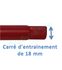 Barre de montage de radiateurs pour nipple 1´´ - 26 x 34 mm - L  800 mm