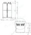 Pompe à chaleur Géothermie GéoCiat Power Taille 50HT 400V Tri 8.5A (réversible avec Kit Géocooling) / Pc 12.16KW (35°C -3°C) - LxHxP=685x1178x720mm