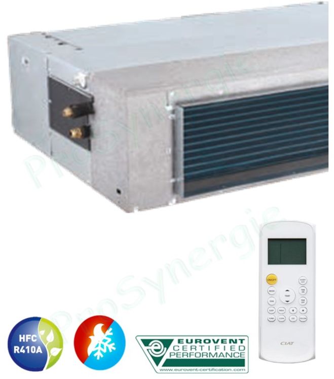 Unité intérieure de climatisation gainable Twist HV (détente directe) - Puissance de 4 à 20 KW