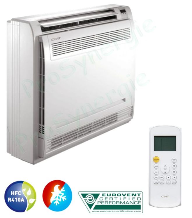 Unité intérieure de climatisation console (ventilo convecteur) allège ou plafonnieur Mambo HV (détente directe) - Puissance de 4 à 20 KW