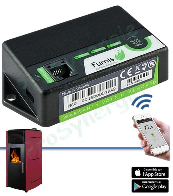 Module de communication WiFi Fumis WiRCU pour poele granulé PD/PM Confort Plus Burnit