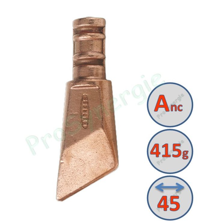 Panne cuivre pour lance Fer à souder Express 4659 (ancienne génération) - Dimensions bout de panne 42 x 6 mm