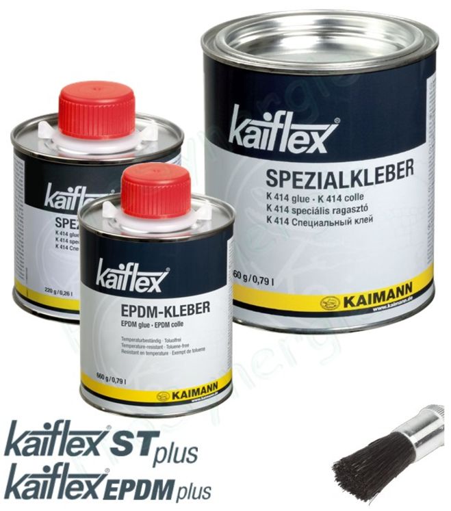 Pot de colle (spéciale 414 - sans toluène) 2.2 Kilo grammes pour manchon isolant type Kaiflex ST Plus