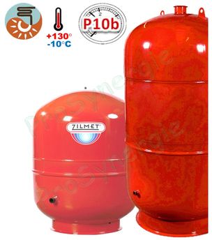 Vases d´expansion solaires sur socle - Série Solar-Plus ( 80 à 600 litres) Raccordement Ø 1''