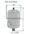 Vases sanitaires Inox 316 ACS suspendu pour eau potable froide ou chaude - Série Inox-Pro (Gitralinox 0.5 à 18 litres)