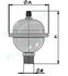 Anti-Bélier 0.16 litres - Vases sanitaires Inox ACS pour eau potable froide ou chaude - Série Inox-Pro (Gitralinox) - Raccord MØ1/2''