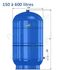 Vases d´expansion sanitaires ACS eau potable froide/chaude sur socle série Hydro-Pro Contenance 200 Litres Ø x Haut. = 600 x 830mm - Raccord ØM1´´1/4