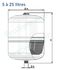 Vase d´expansion sanitaire ACS eau potable froide/chaude suspendu série Hydro-Pro Contenance 24 Litres Ø x Haut. = 300 x 436mm - Raccord ØM1´´