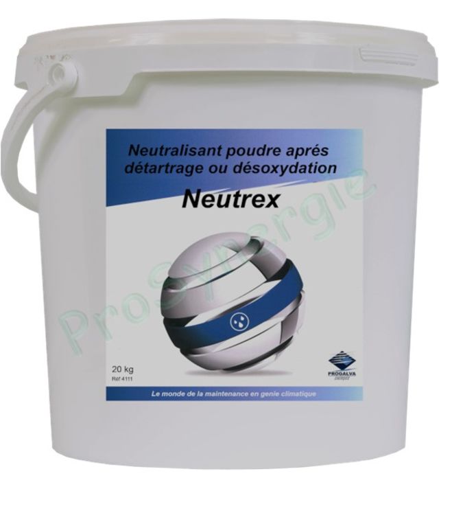 Neutralisant poudre pour rejets de détartrage - Neutrex - Sceau 8 kg