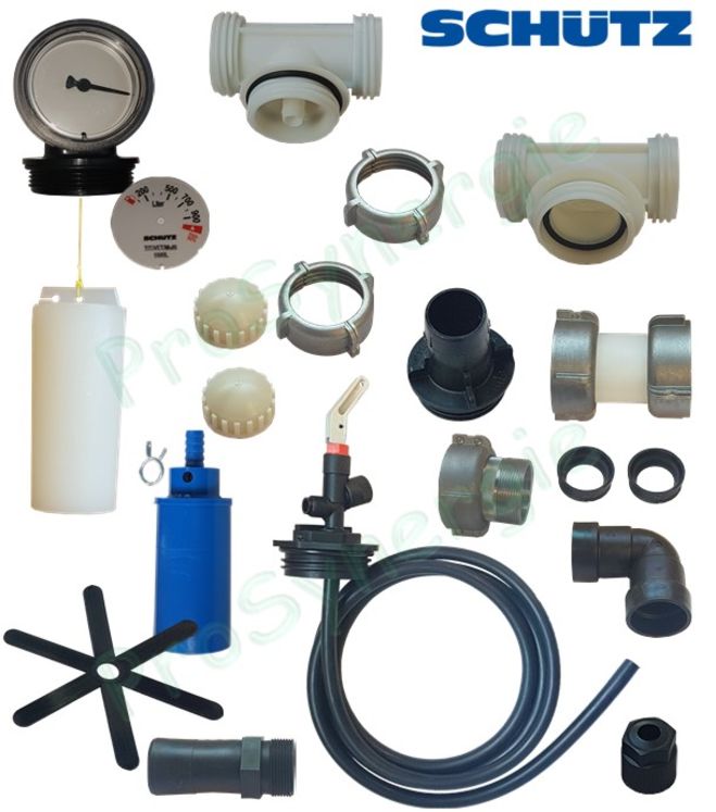 Kit A (base) - Connectique d´accouplement (avec clapet anti-retour) pour cuve Schutz MT & DPi & DPim