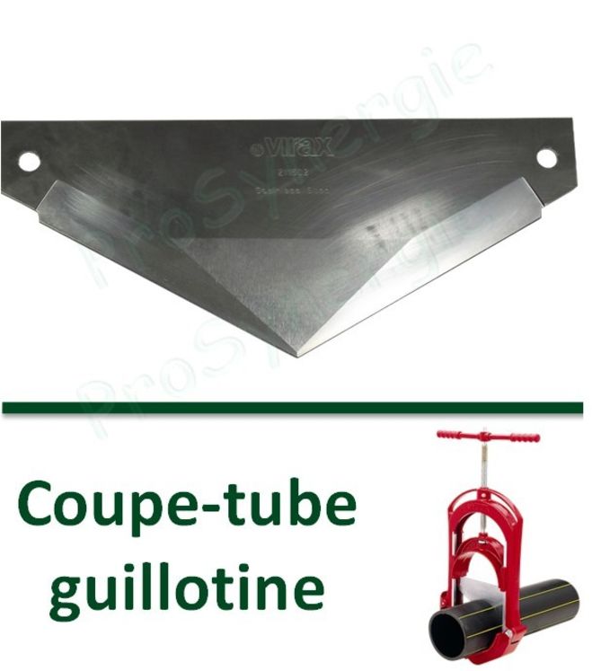 Lame de rechange pour coupe-tube guillotine - Capacité maxi Ø 125 mm ou 4´´