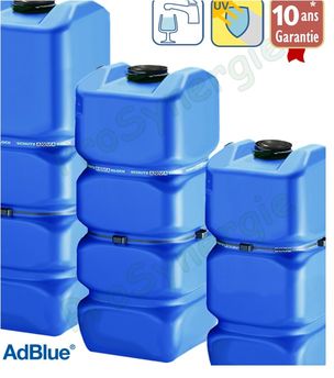 Cuve aérienne polyéthylène stockage d'eau potable Aquablock modulaire 600 à 1000 litres