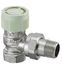 Corps robinet court équerre Série RFV9 (réglage débit) (tête 30x1.5) - Ø MF 1/2´´ (DN 15)