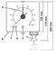 Jauge Pneumatique Unitel Eau potable ou Fioul - (profondeur cuve de 0,9 à 3m - mesure en %), distance cuve max. 50 m