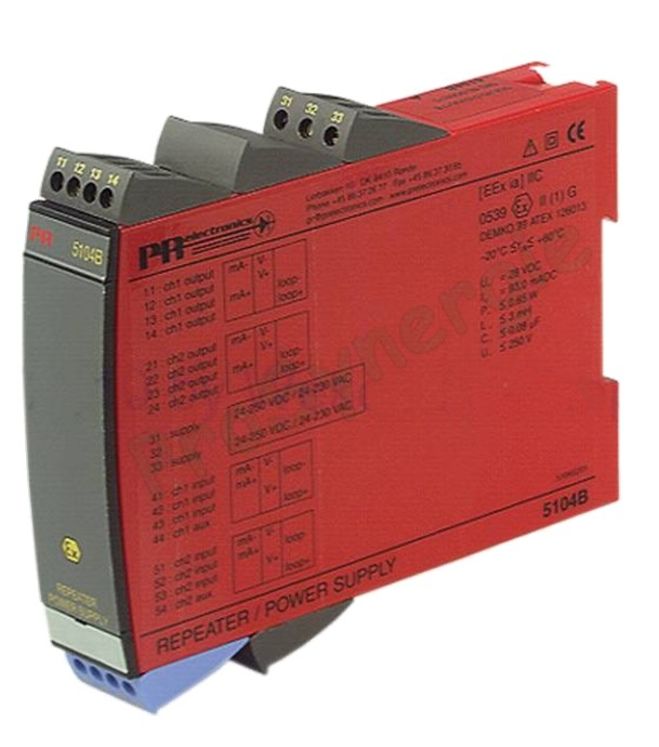 Amplificateur avec recopie isolateur galvanique à sécurité intrinsèque - Barrière Zener STV 5104 B 1 voie pour application ATEX
