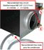 Module Batterie d´échange + filtration et appoint chauffage rafraichissement (Air Neuf puits canadien hydraulique) Ø 160 mm - raccord circuit eau ØM 3/8'' (+racc. condensat)