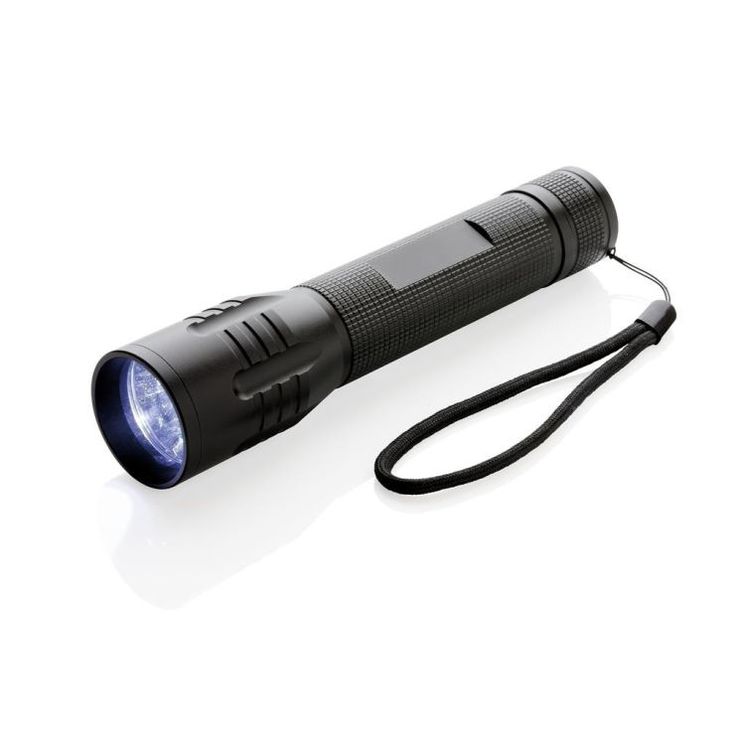 Cadeau - Lampe torche CREE 3 W large couleur noir - Xindao