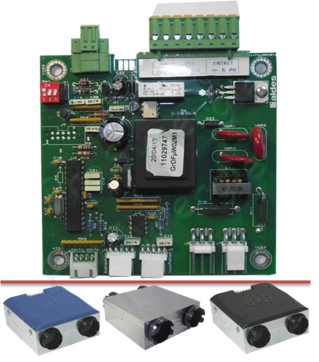 Carte électronique de Dee Fly ou Modulo Microwatt Autoréglable/Hygroréglable - Pièce détachée