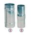 Raccord aluminium entre flexible d´aspirateur Ø40 ou 50mm (permet de réparer un flexible ou de le rallonger)
