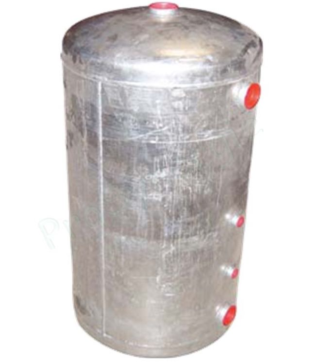 Vase d´expansion ouvert - Tôle Galvanisé Cylindrique 100L - Raccord F Ø 2´´ x 2 -1´´ x 1 - 1´´1/2 x 6