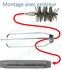 Robot propulseur Ø38 mm - Rac 12 x 175 - Pour appareil de ramonage rotatif Robotube (tubulures de chaudières)