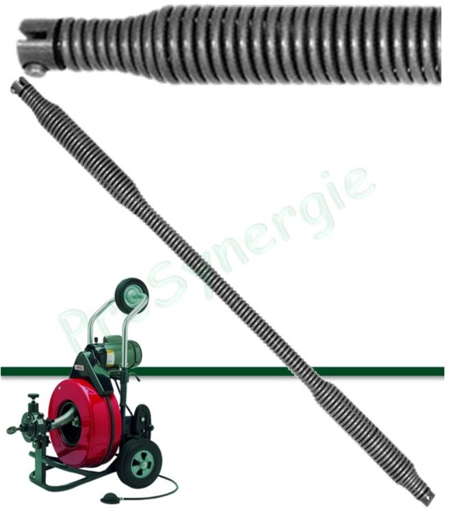 Tête flexible longueur 84 cm - Pour câble déboucheur Ø 16-19 mm du VAL 90