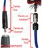 Flexible rotatif 5 m pour nettoyage et ramonage (hérisson et perceuse non fournis)