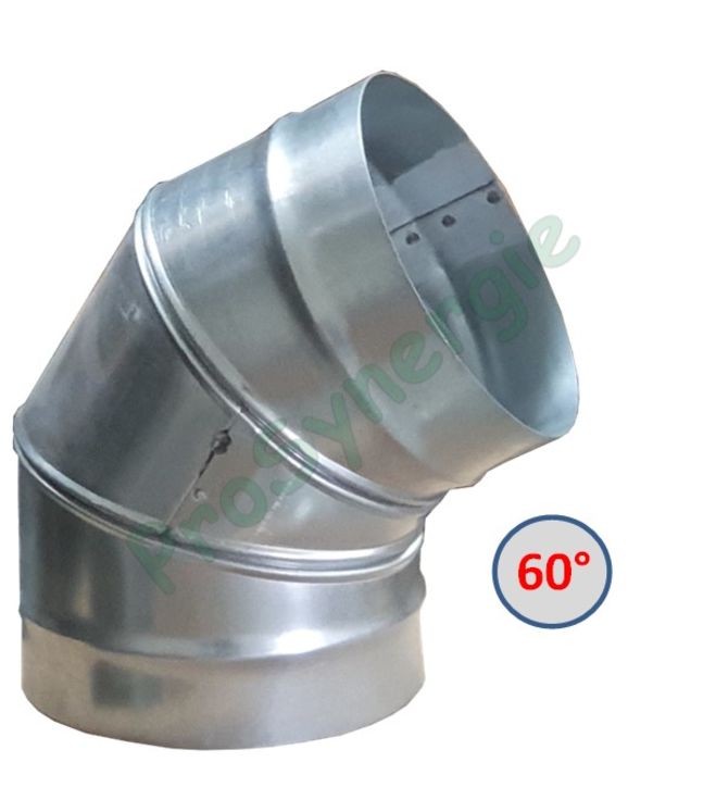 C 60 - Coude 60° Galva - Ventilation et conduit d´air