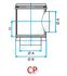 CP et CP2A - Caisson Piquage Galva avec et sans Joint - Ventilation et conduit d´air