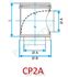 CP et CP2A - Caisson Piquage Galva avec et sans Joint - Ventilation et conduit d´air