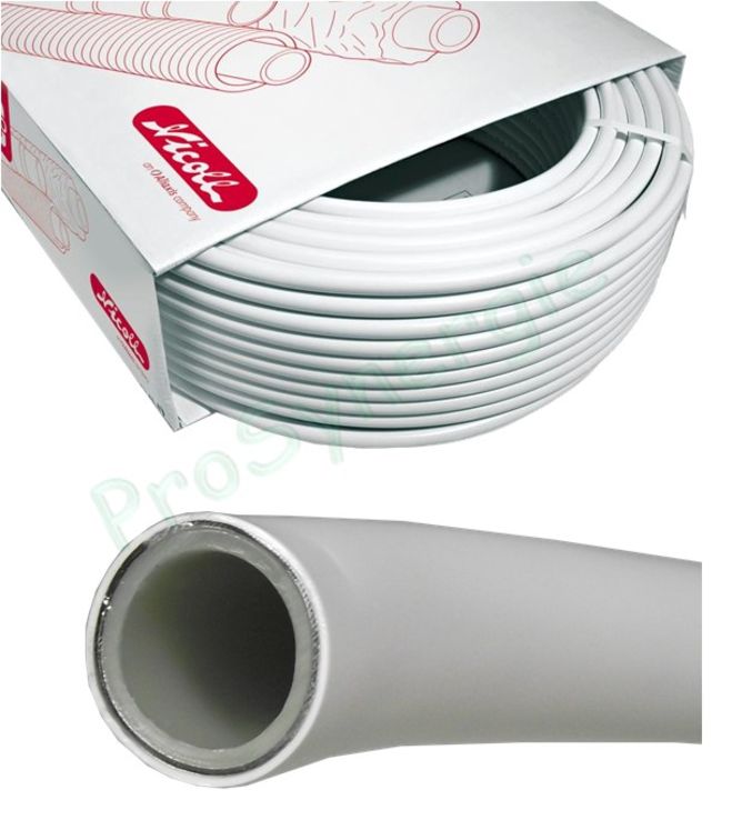 Couronne de Tube Multicouche Nicoll Multicouche Fluxo - Nu - Ø 16 mm - Ep 2 mm - Couronne de 200 m