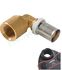 Coude à 90° sertir Multicouche Fluxo Ø 16 mm - Visser Femelle Fixe Ø 20/27 mm soit 3/4´´