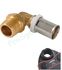 Coude à 90° sertir Multicouche Fluxo Ø 16 mm - Visser Mâle Fixe Ø 12/17 mm soit 3/8´´