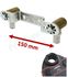 Coudes à Applique Entraxe 150 mm sertir Multicouche Fluxo Ø 16 mm - Visser Femelle Fixe Ø 15/21 mm soit 1/2´´