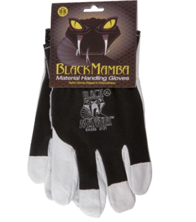 Paire de gants Cuir et coton - Black Mamba