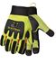 Paire de gants Polyester et Protection Caoutchouc - Haute Protection - Black Mamba