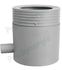Collecteur gris d'eau de pluie Marley avec filtre et trop plein (+arrêt hors gel) Ø 80 à 105 mm - raccordement Ø 1´´ (25,40mm)