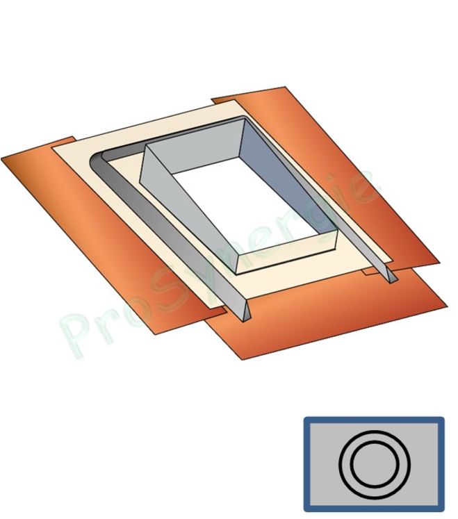 Embase étancheité TRT 005 (ou RP pour modèle ´´TG´´) pour Tradinov Rectangulaire Spécial Tuiles Tige de Botte