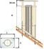 Sortie toiture TRP ´´TG´´ Tradinov rectangulaire (corps+chapeau+bandeau crépis) avec Conduits Isolés 1 m + 0,45 m Ø 230 mm - Pente de toit de 20 à 39 %