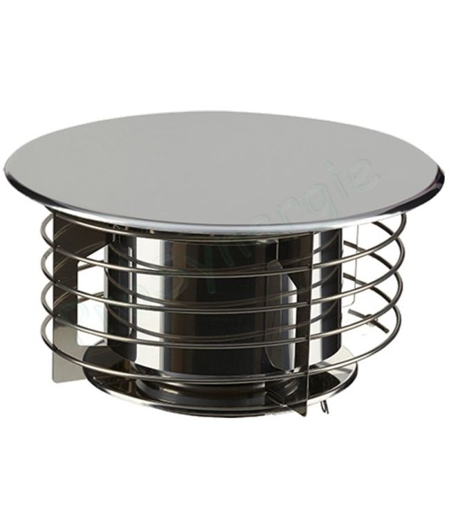 Chapeau Inox Aspirateur SPIRAL pour conduit isolé