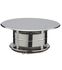 Chapeau Inox Aspirateur anti-oiseaux pour conduit isolé Øint/ext 150/200mm