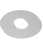 Plaque (2 pièces) ovale Inox de 0° à 50° pour conduit isolé