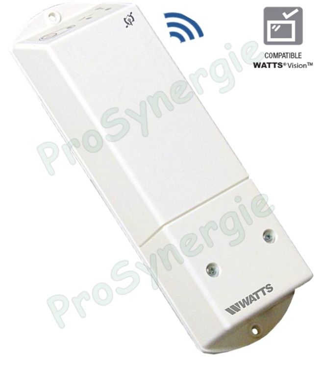 Récepteur mural radio RF pour régulation WATTS gestion hydraulique une ou plusieurs zones (compatible Watts Vision)