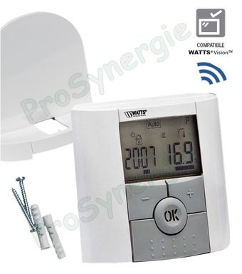 Thermostat d´ambiance numérique BT*-D avec écran LCD (option