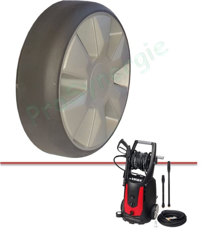 Roue Ø 175 mm pour nettoyeur déboucheur HP Virax 293230