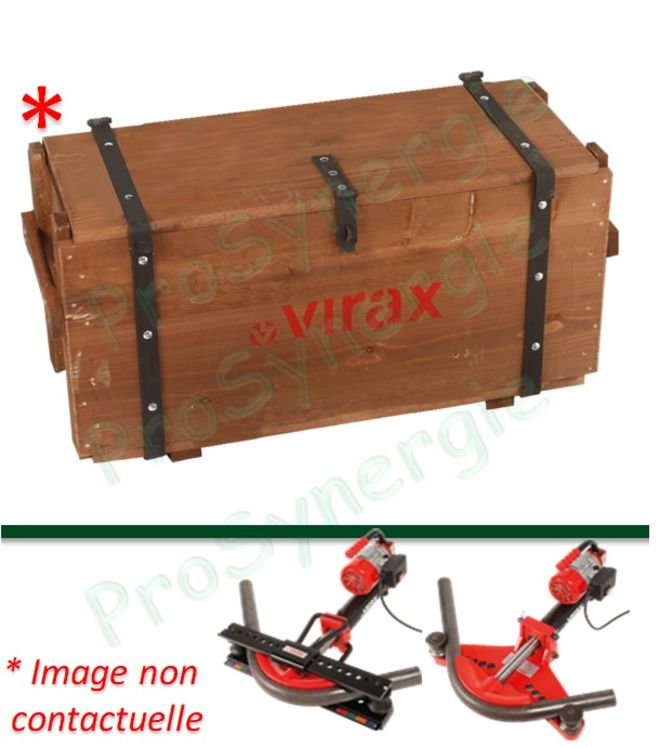 Coffre en bois pour Cintreuse Hydraulique électrique Virax 240842 et 240843