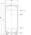 Ballon Stockage primaire (chaud froid) Reverso intérieur/extérieur 100 Litres Isolation M2 mousse PU ép.50mm + enveloppe Alu 4 piquages latéraux Ø1´´1/2 - ØxH=460x948mm