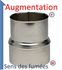 Réduction fumisterie Rigidten Inox 316 Ø Femelle 350 mm Ø Mâle 250 mm