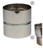 Manchette (H: ±120mm) Femelle réduite fumisterie Ten Inox 304 Pro Ø 139 vers 130 mm